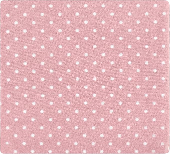 Hudson Baby Unisex Baby Cotton Poly Flannel Receiving Blankets Bundle, Blush - Image 6