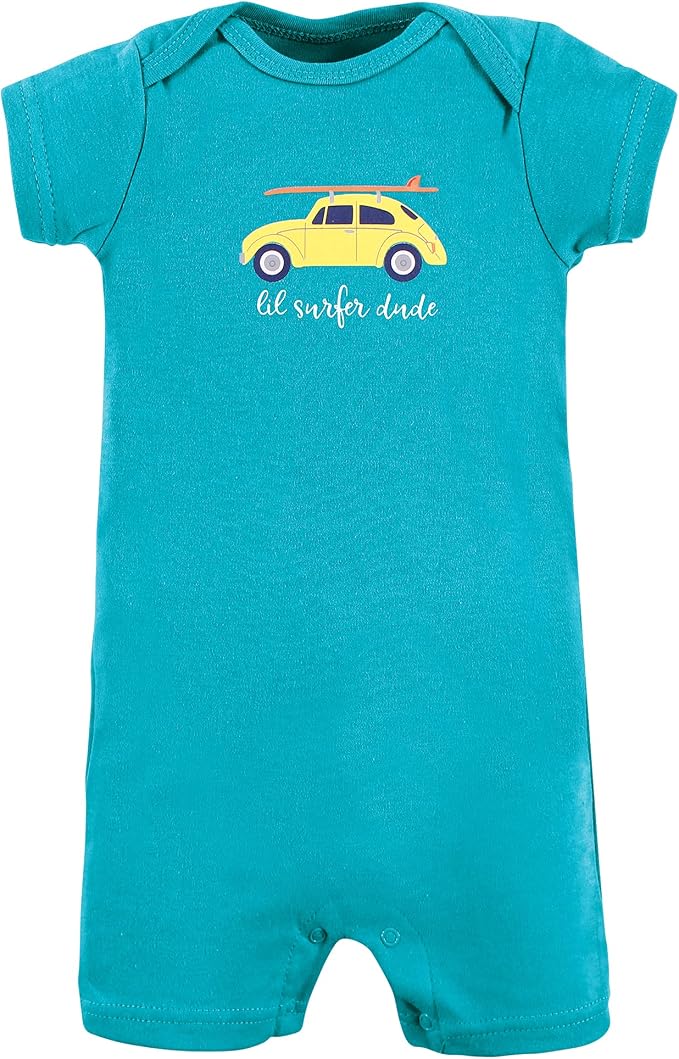Hudson Baby Unisex Cotton Rompers - Image 3