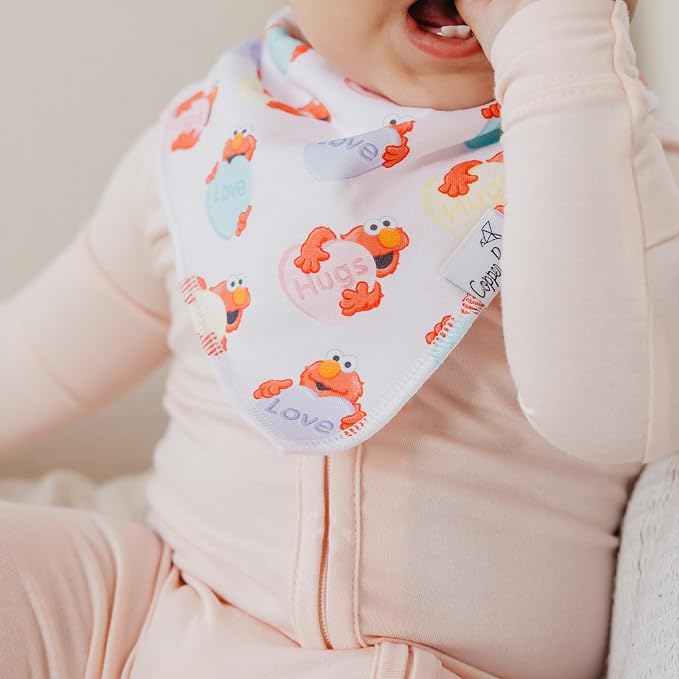 Copper Pearl Baby Bibs 4 Pack, Printed Bandana Drool Bibs - Image 3