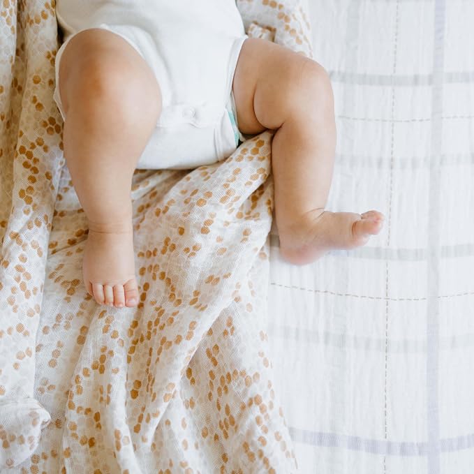 Little Unicorn Premium Cotton Swaddle Baby Blanket | Breathable Fabric | - Image 9