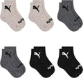 PUMA Unisex Baby 6-pack Infant Anklet Socks, Extra Cushion & Comfort-toe by PUMA