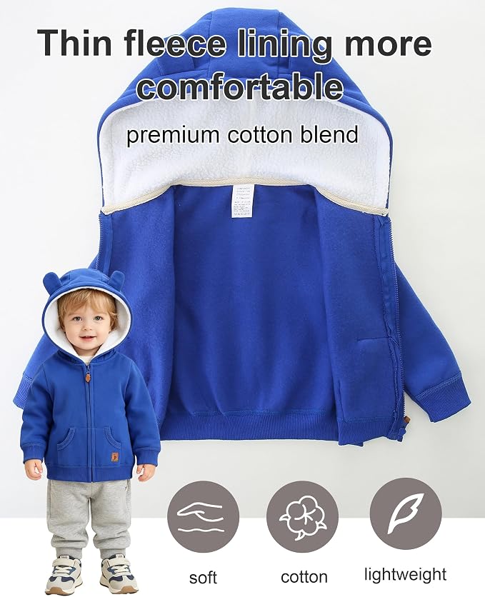 Baby Boy Clothes Jackt Girl Baby Hoodie Coat Outerwear Fall Spring | Baby Boy - Image 4