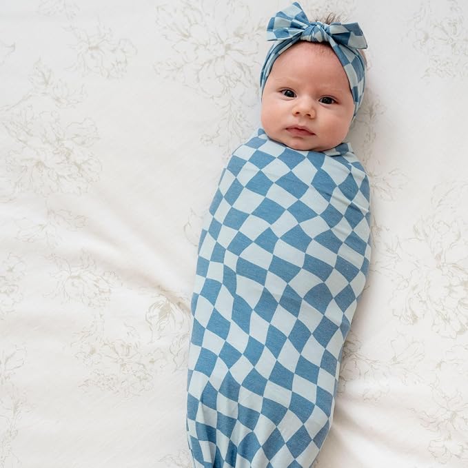 Copper Pearl Swaddle Blankets for Newborns | Soft Stretchy Receiving Blankets - Image 5