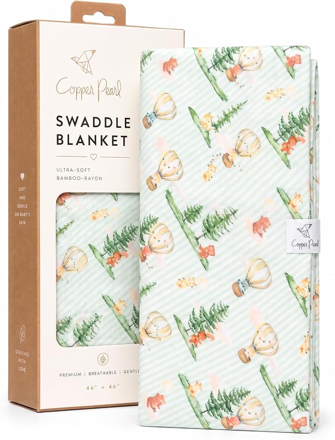 Copper Pearl Swaddle Blankets for Newborns | Soft Stretchy Receiving Blankets by CopperPearl