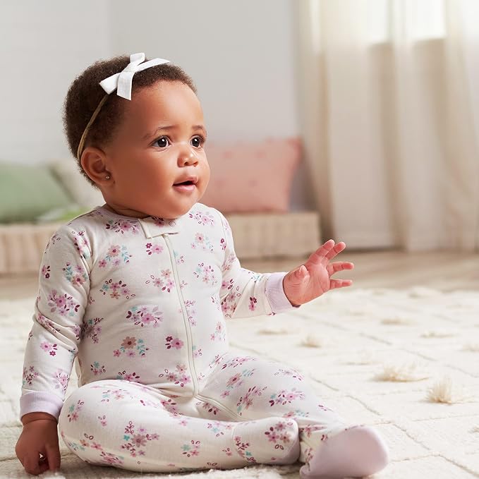 Gerber Baby Girls 2-Pack Sleep ‘N Play - Image 2