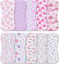 10-Pack Burp Cloths for Baby Boys and Girls by Benoxine