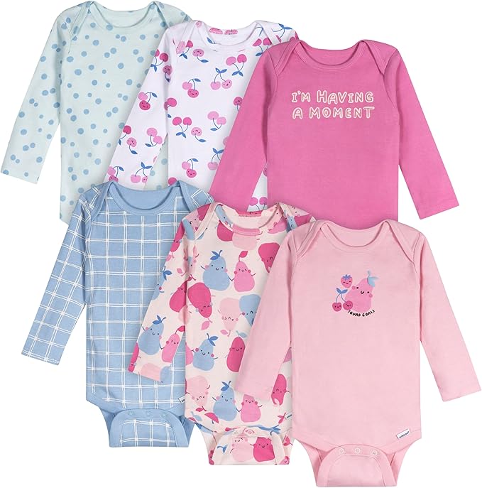 Onesies Brand Baby Boys & Girls 6-Pack Long Sleeve Bodysuits by OnesiesBrand