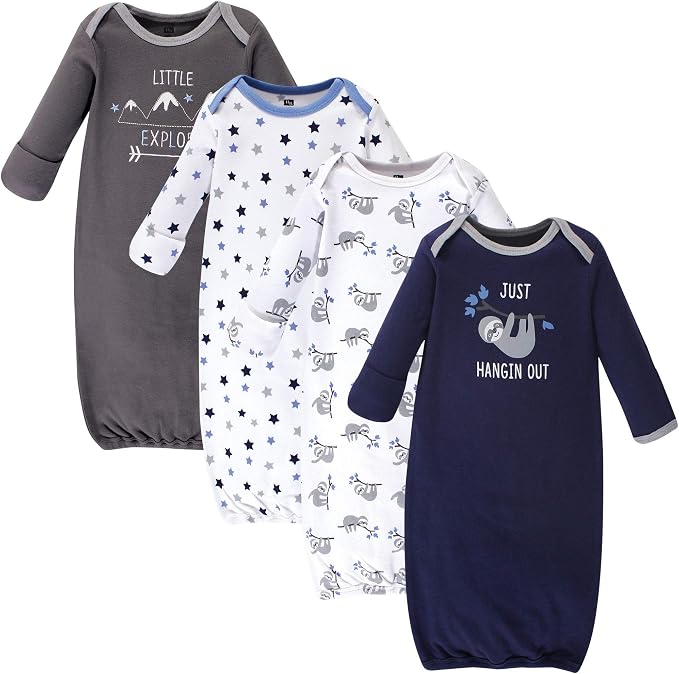 Hudson Baby unisex-baby Cotton Gowns by HudsonBaby