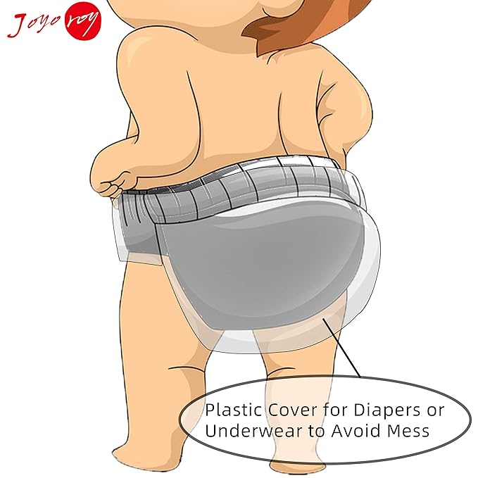 Joyo roy 6Pcs Plastic Underwear Covers for Potty Training 2T Rubber Pants for Toddlers Plastic Pants Rubber Training Pants Toddlers Plastic Training Pants Rubber Pants Plastic Diaper Covers Toddler