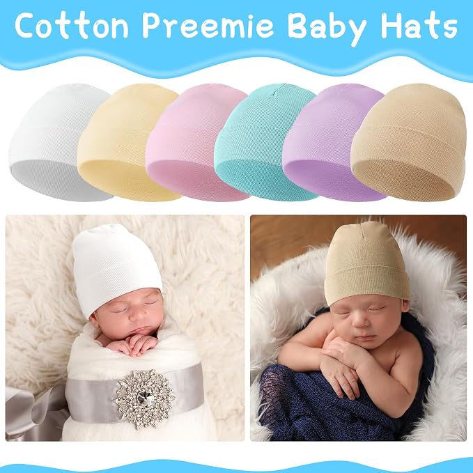 Newcotte 6 Preemie Hats - Image 3