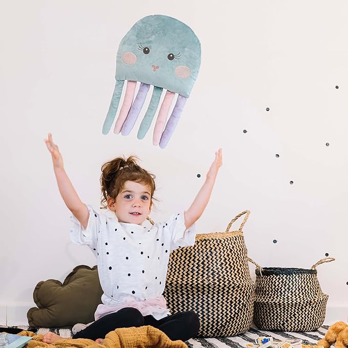 MON AMI Bubbles Octopus Accent Décor Pillow – 20x13”, Plush Stuffed Animal Hugging Pillow, Use as Toy or Room Decor, Great Gift for Kids of All Ages