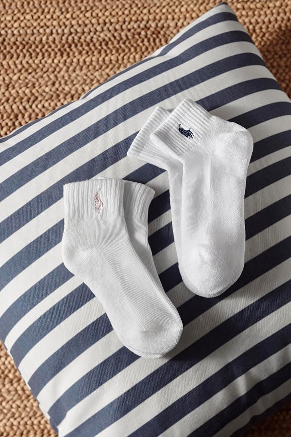 Polo Ralph Lauren Baby’s Classic Sport Ankle Socks, 6 Pair Pack, Soft Stretchy - Image 5
