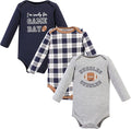 Hudson Baby baby-boys Cotton Long-sleeve Bodysuits 3-pack by HudsonBaby