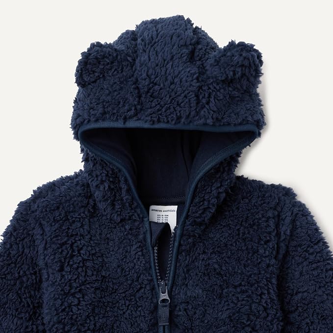 Amazon Essentials Unisex Babies' Hooded Sherpa Jacket - Image 4
