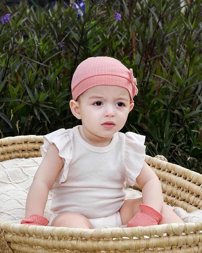 Baby Bodysuit and Pant Set Cotton Ribbed Mix Infant Girl Clothes | Unisex - Image 5