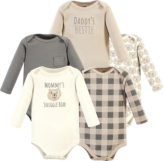 Hudson Baby Unisex Baby Cotton Bodysuits by HudsonBaby