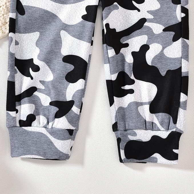 Toddler Baby Boys Camouflage Sweatsuit - Image 5