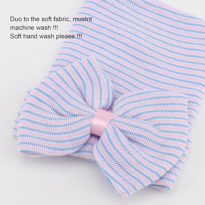 AQOKKA Newborn Baby Girl Hats - Image 6