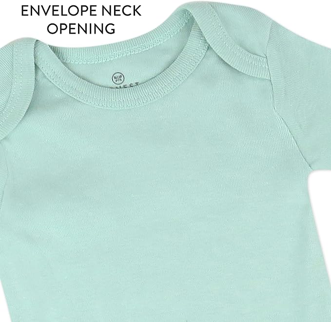 HonestBaby baby-girls 5-pack Short Sleeve Bodysuits One-piece 100% Organic - Image 2