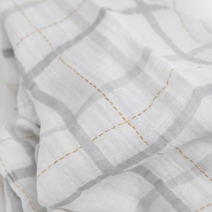 Little Unicorn Muslin Swaddle Blanket - Image 4