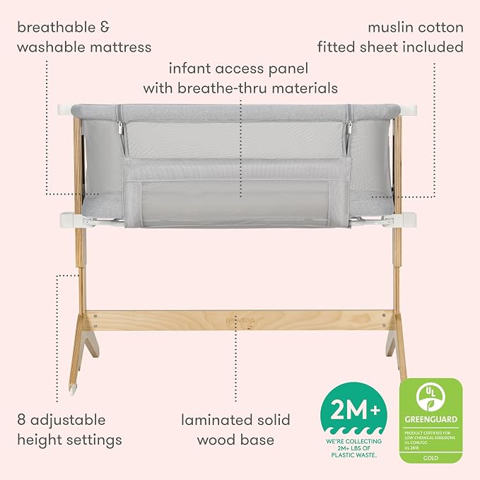 Newton Baby Bassinet & Bedside Sleeper, Breathable - Image 5