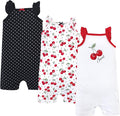 Hudson Baby Unisex Cotton Rompers by HudsonBaby