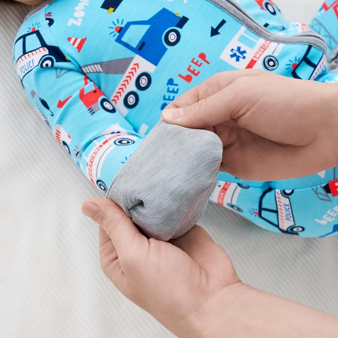 Little Sleepies Pajamas for Baby Boys & Girls, Viscose from Bamboo Baby Pajamas - Image 2