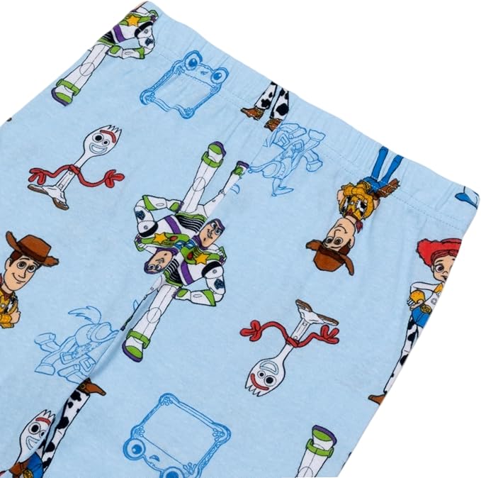 Disney Boys' 4-Piece Snug-fit Cotton Matching Comfortable Pajama Set, Soft & - Image 5