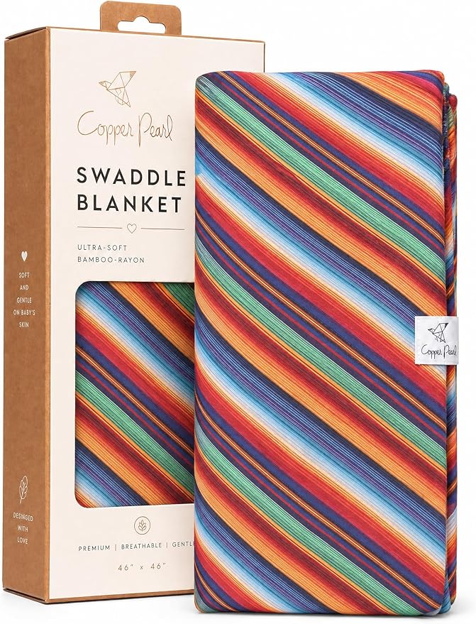 Copper Pearl Swaddle Blankets for Newborns | Soft Stretchy Receiving Blankets by CopperPearl