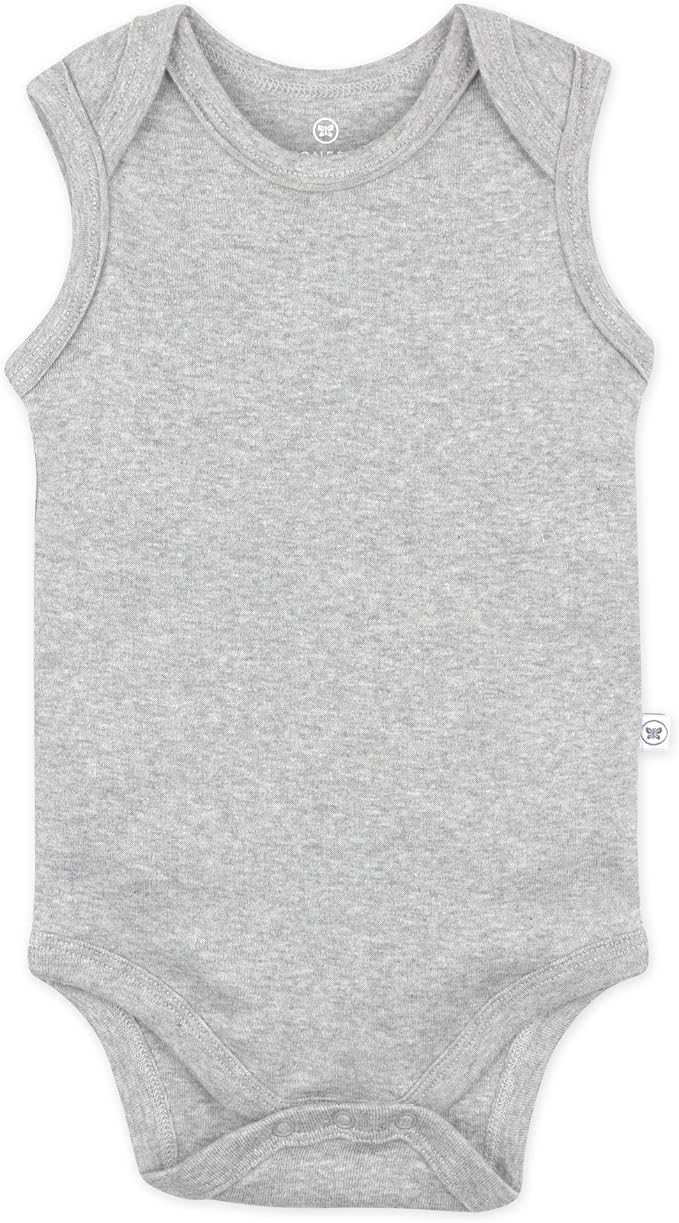 HonestBaby baby-boys Sleeveless Bodysuits One-piece 100% Organic Cotton - Image 5