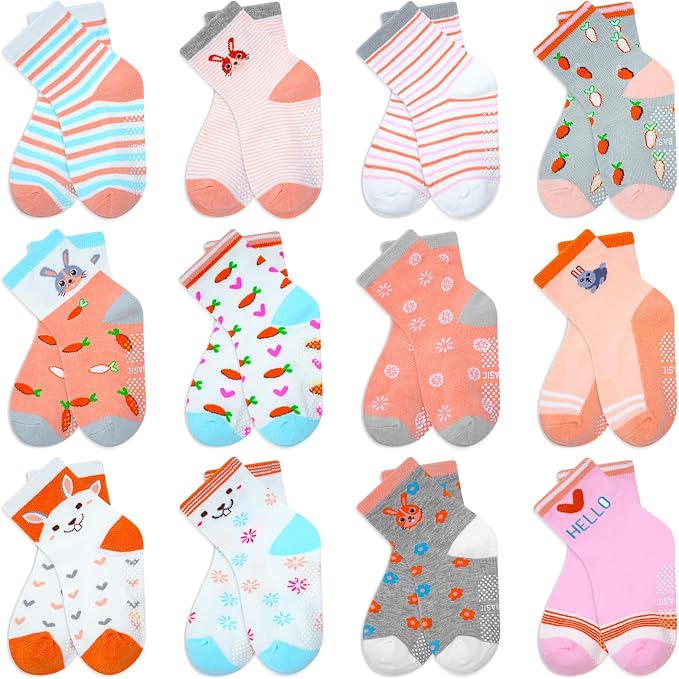 Tphon Non Slip Kids Toddler Socks by TPHON