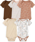Yoofoss Baby Bodysuits 100% Organic Cotton Baby Short Sleeve Baby Boys Girls by YOOFOSS