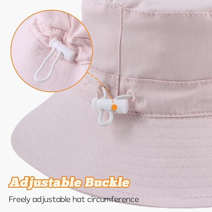 Bamery Baby Toddler Girls Bucket Hat Newborn Sun Hats - Image 4