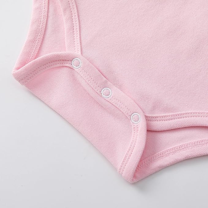 pureborn Baby Girls Boys Bodysuit Super Soft Cotton Romper 0-24 Months | - Image 6