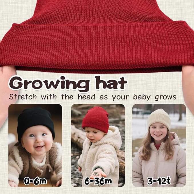 ZOORON Toddler Beanie Baby Beanies - Image 3