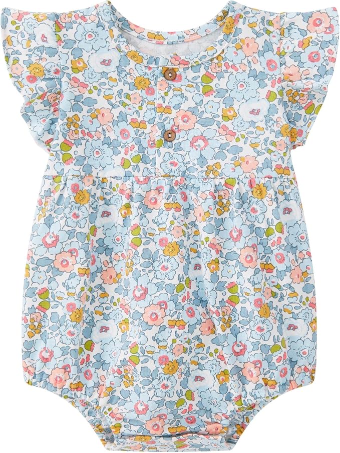 pureborn Baby Girls Boys Bodysuit One-Piece Romper 0-24 Months by pureborn
