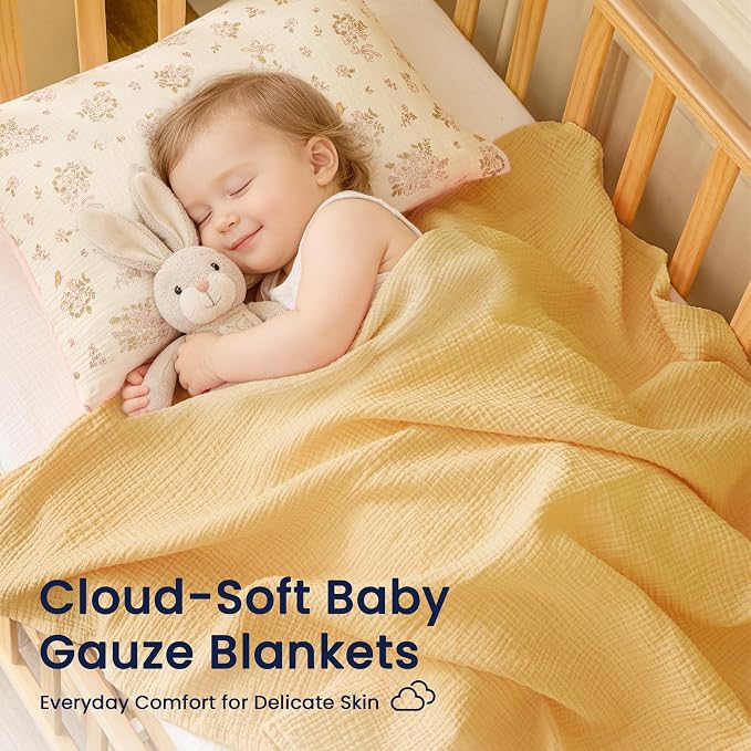 EXQ Home Muslin Swaddle Blankets - Image 2
