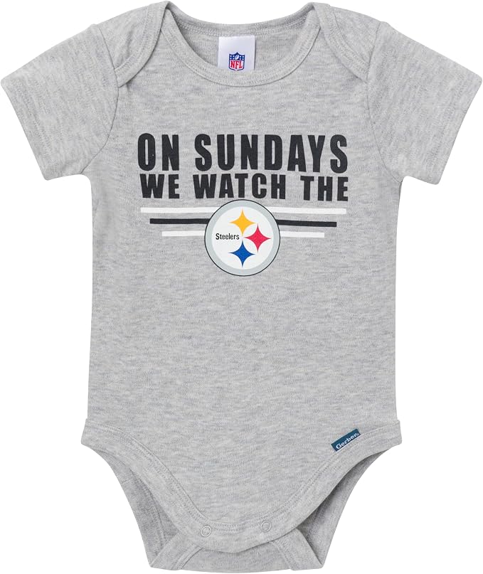 Gerber NFL Baby Boys 3-Pack Onesie Bodysuit - Image 4