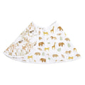 aden + anais Essentials Burpy Bib, 100% Cotton Muslin, Soft Absorbent 4 Layers, Multi-Use Burp Cloth and Bib, 22.5" X 11", Single, Tanzania