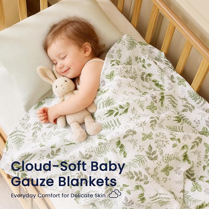 EXQ Home Muslin Swaddle Blankets - Image 2