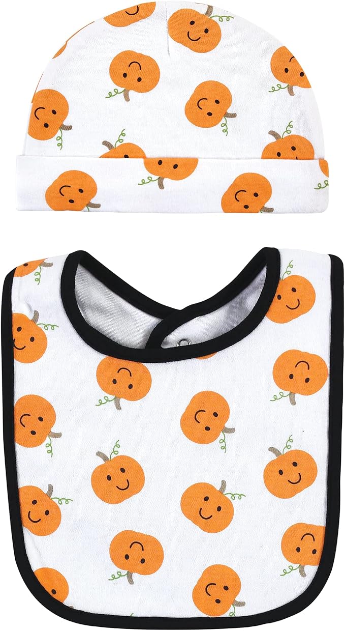 Hudson Baby Unisex Baby Cotton Bib and Headband Set - Image 4