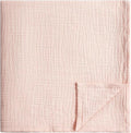 Meracorallo Muslin Swaddle Blanket, 100% Cotton, Peach Pink | Soft Breathable by Meracorallo