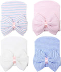 Sarfel Newborn Hats for Girls Hospital Hat Baby Girl Bows and Headbands Infant by Sarfel
