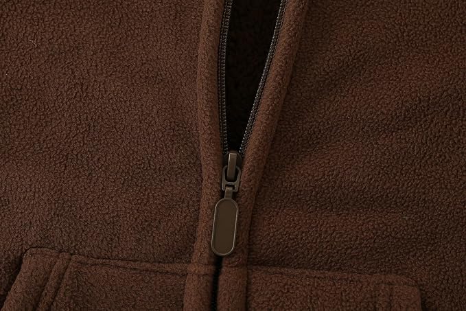 Toddler Winter Coats Baby Boys Girls Fuzzy Sherpa Fleece Jackets - Image 3