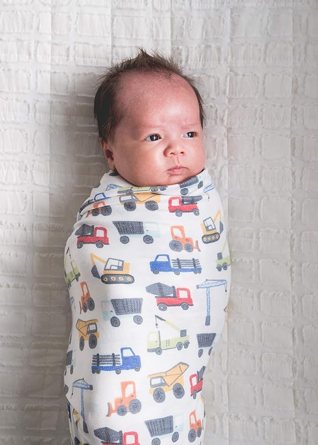 Copper Pearl Swaddle Blankets for Newborns | Soft Stretchy Receiving Blankets - Image 6