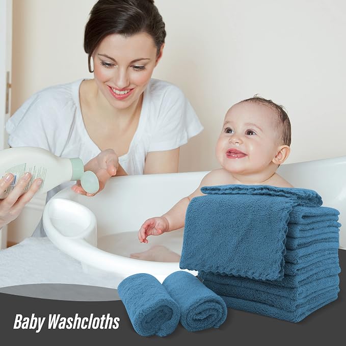 Sunny zzzZZ Ultra Soft 24 Pack Baby Washcloths - Image 5