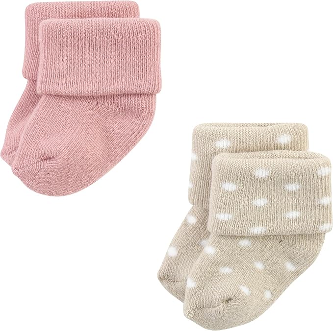 Hudson Baby Baby 8-pack Cotton Rich Newborn and Terry Socks - Image 5
