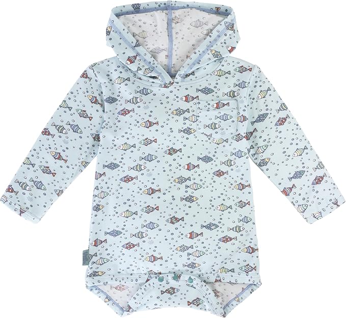 UV SKINZ Baby Boys' Hooded Sunzie UPF 50+ by UVSKINZ