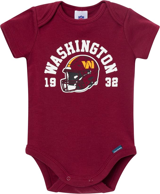 Gerber NFL Baby Boys 3-Pack Onesie Bodysuit - Image 2