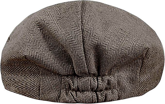 A&J DESIGN Baby Boys Newsboy Cap Toddler Kids Tweed Vintage Flat Hat - Image 2